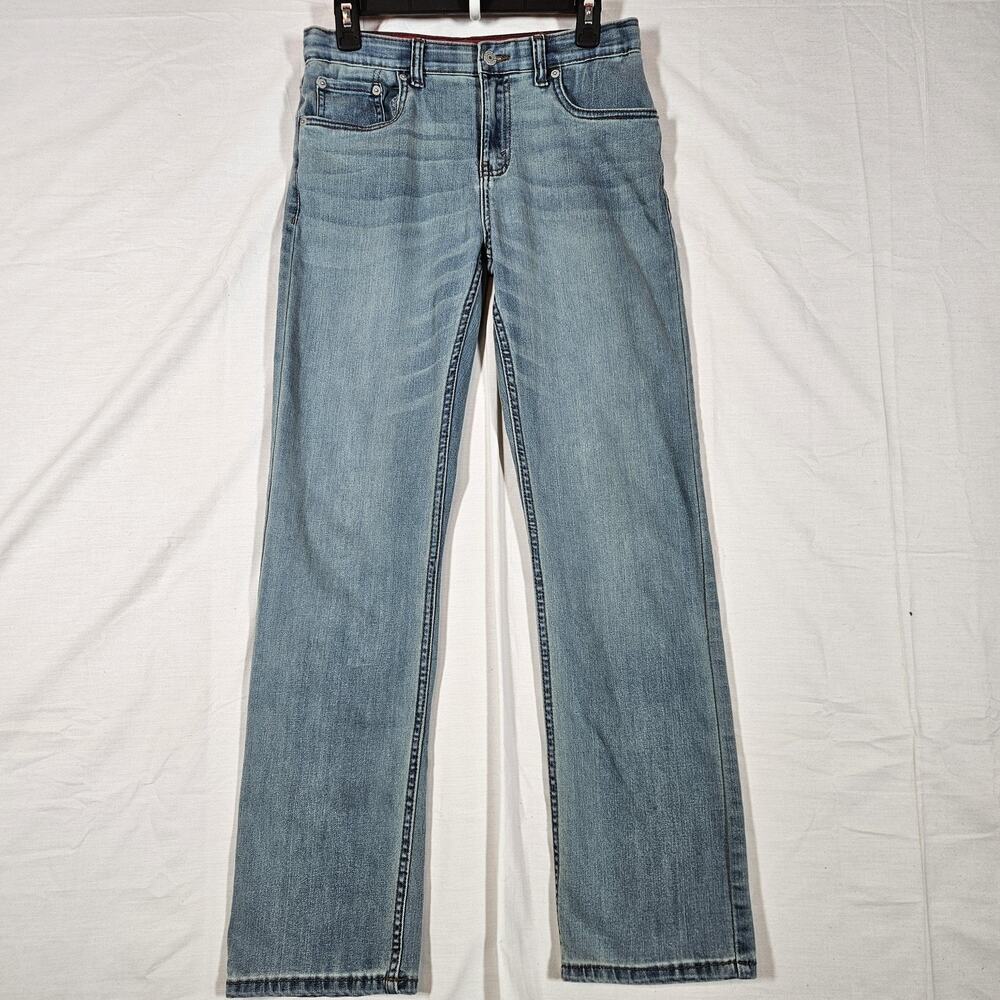Levis 514 Jeans Womens 16R 28x30 Blue Light Wash Straight Leg Denim Y2K